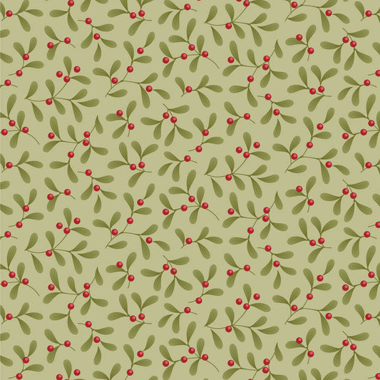 Tilda - Merry Little Christmas Mistletoe Pistachio 100633