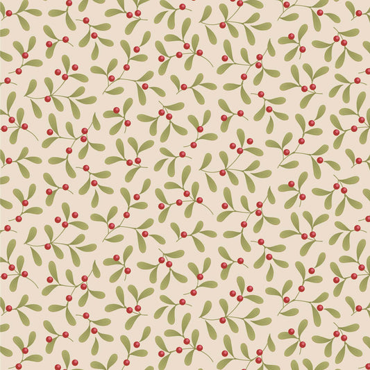 Tilda - Merry Little Christmas Mistletoe Cream 100639
