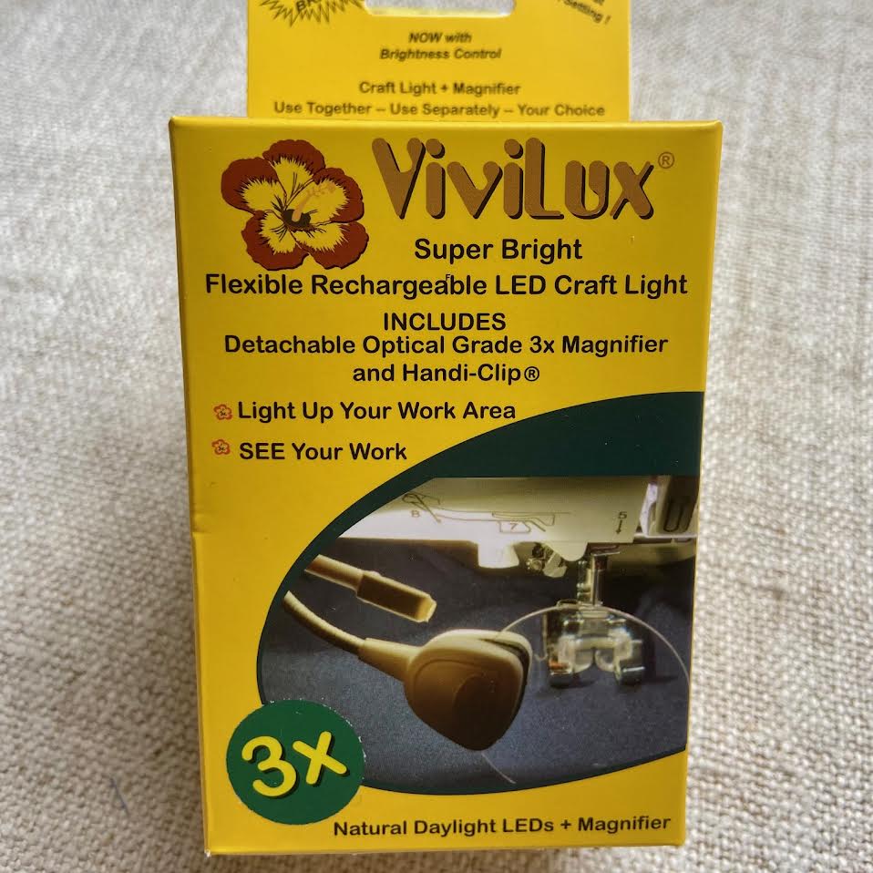 Vivilux Super Bright Flexible Craft Light with Magnifier - The
