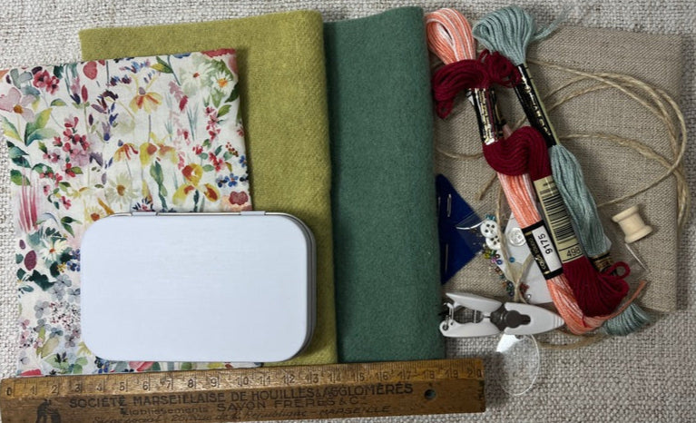 Embroidered Travel Tin Kit