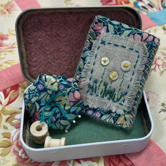 Embroidered Travel Tin Kit