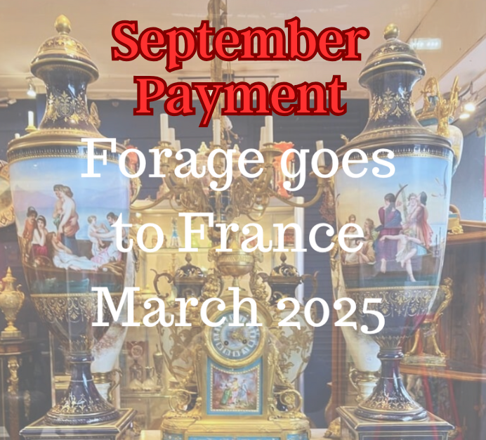Forage goes to France SEPTEMBER PAYMENT