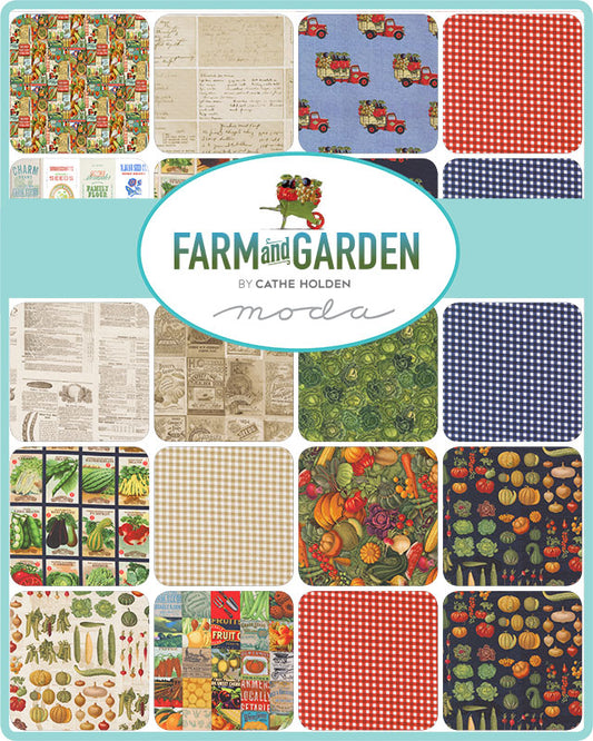 Farm and Garden by Cathe Holden 25cm pre-cuts Special Offer