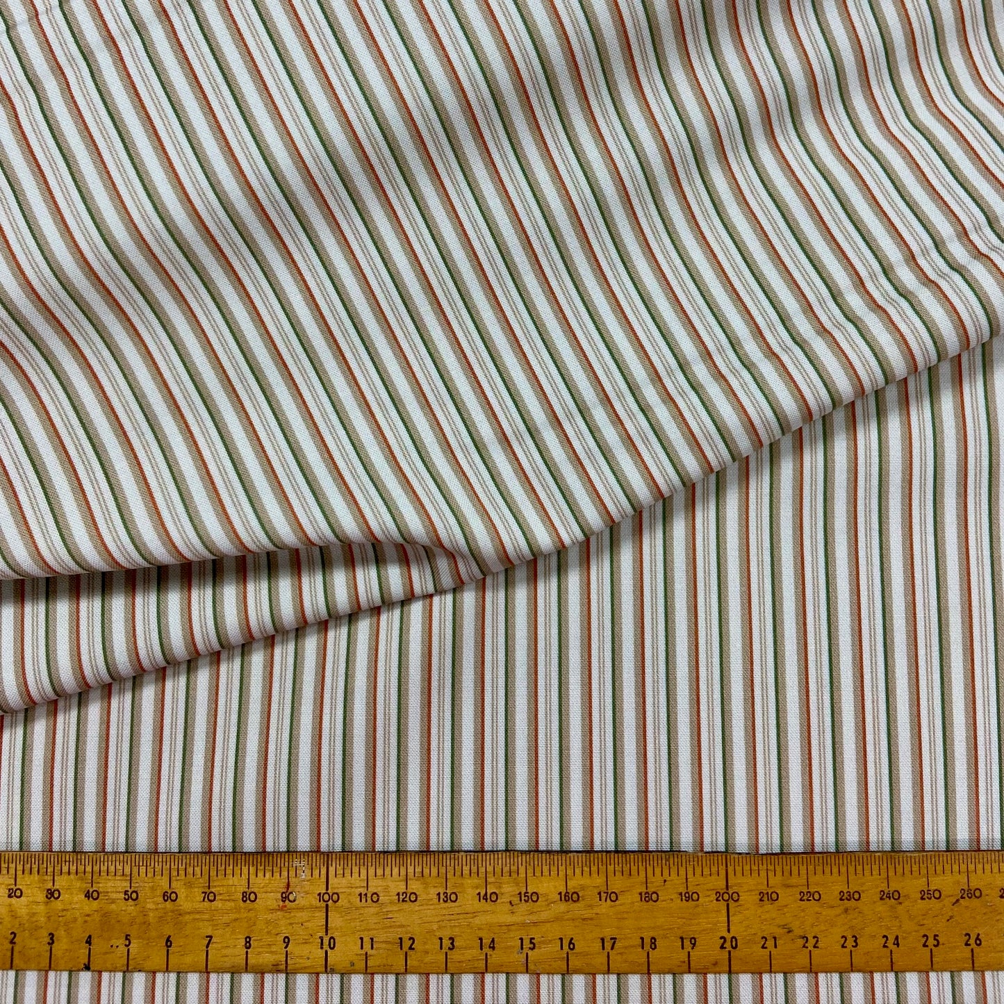 L'uccello Comptoir De Toile Laurent (Tangerine/green/ecru stripe) - DV6477
