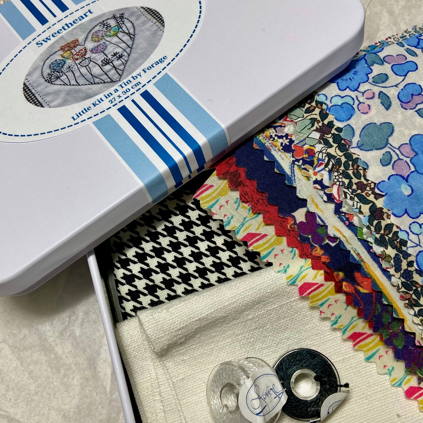 Sweetheart - Slow Stitch Kit in a Tin