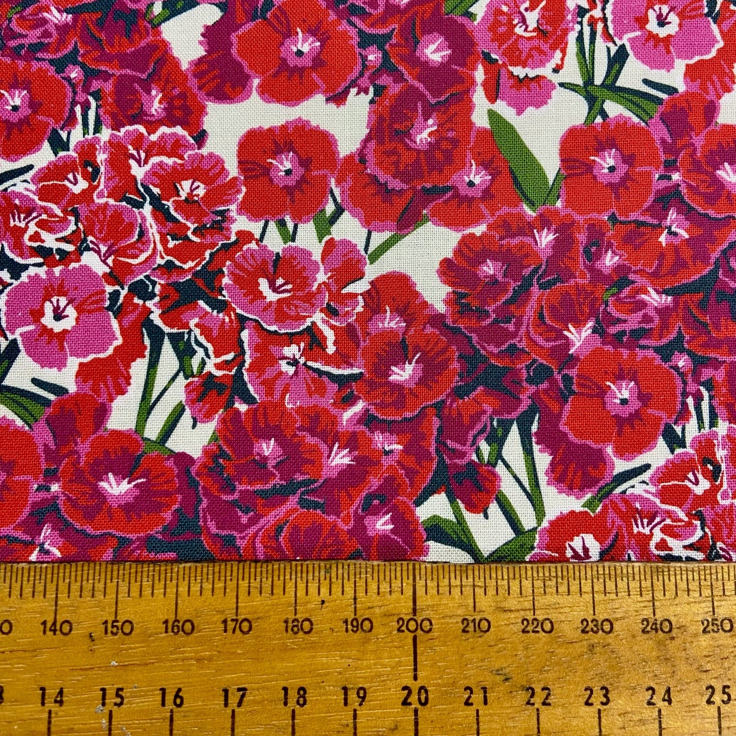 Verdant Fabric - Dianthus Pink