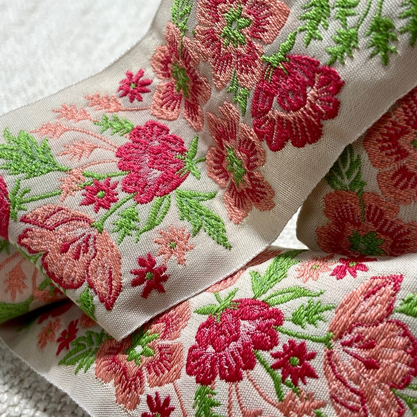 Ribbons - Kafka Jacquard - Spring Blooms