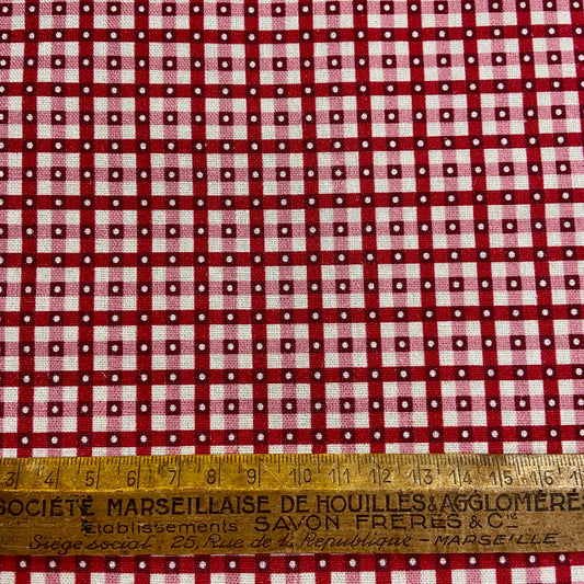 L'uccello Comptoir De Toile 4 Audrey 1 (burgundy/musk check) - DV5152