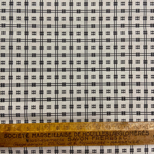 L'uccello Ines (cream/black H check) - DV5110