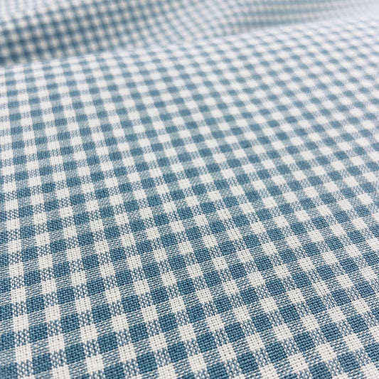Devonstone - DV5168 - pale aqua/white mini check