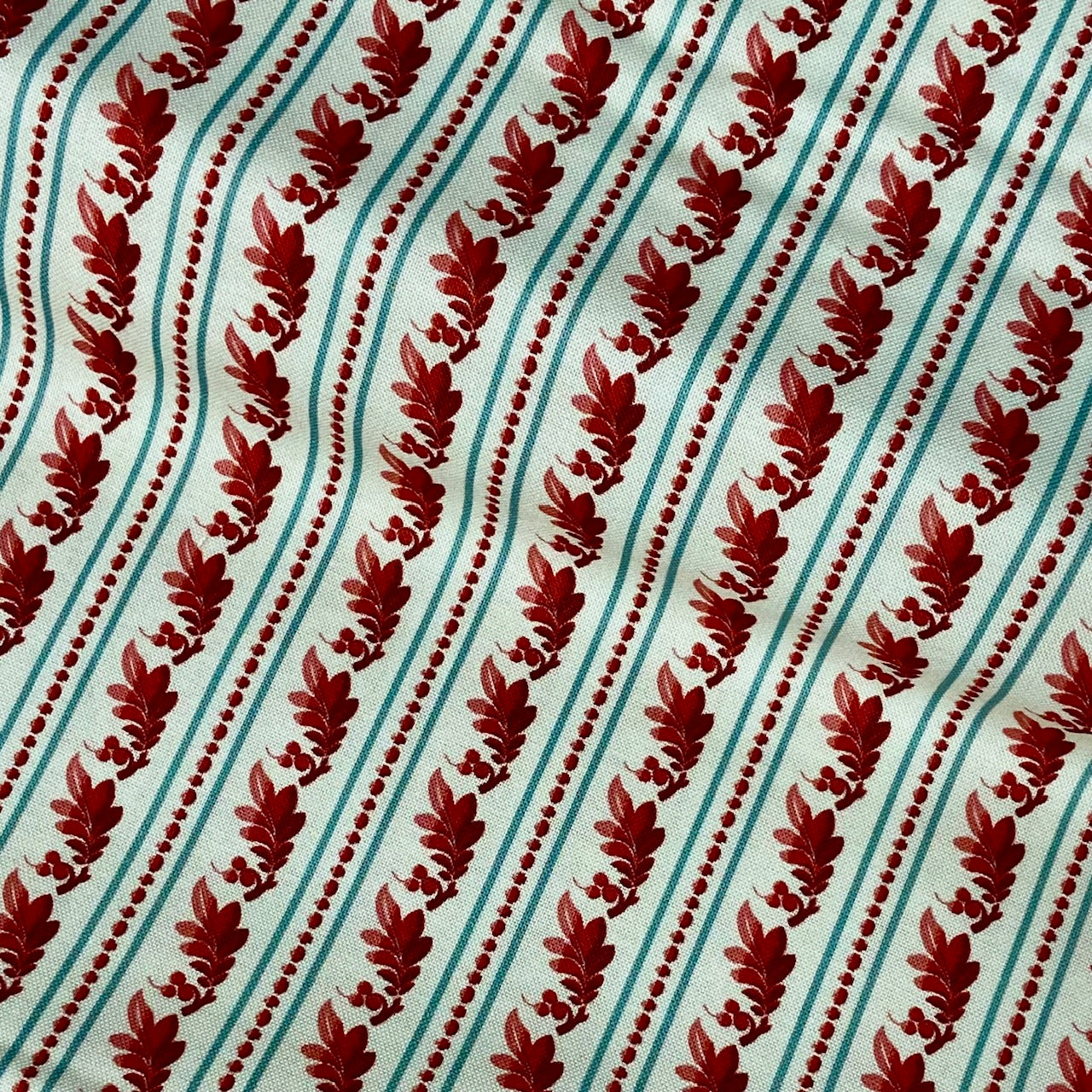 L'uccello Clothilde (ruby floral/aqua stripe) -DV5815