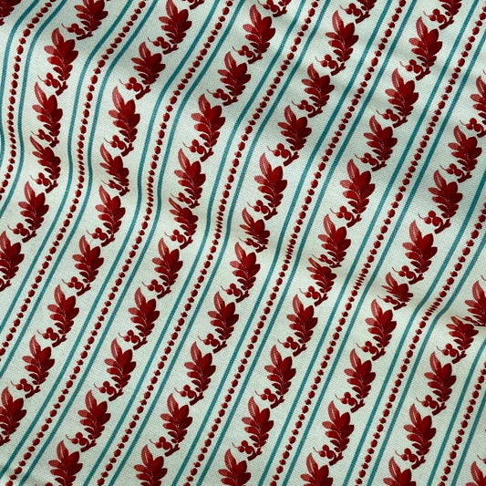 L'uccello Clothilde (ruby floral/aqua stripe) -DV5815