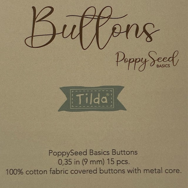 Tilda Poppy Seed Buttons - Multicoloured