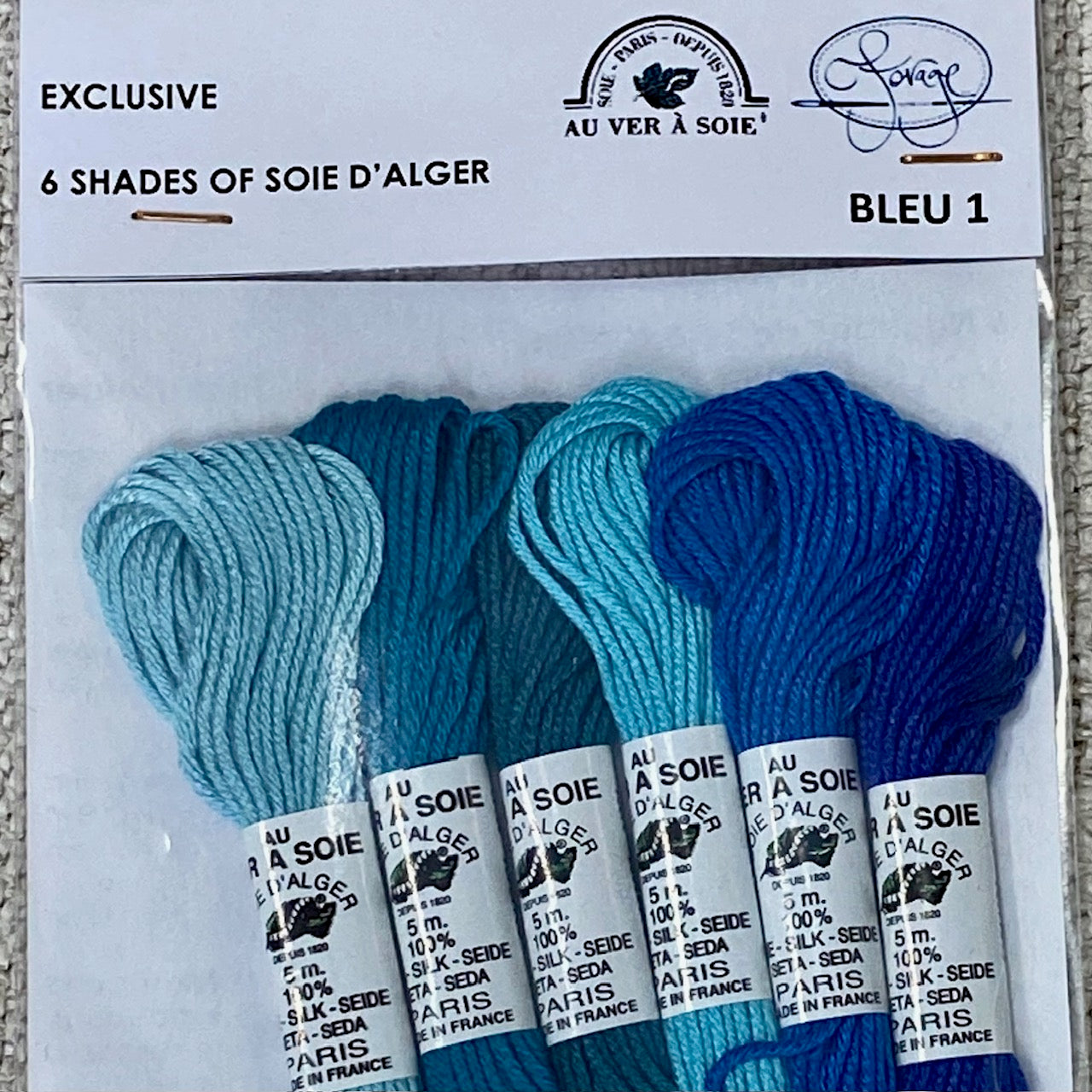 Au Ver A Soie Soie D'Alger Bleu 1
