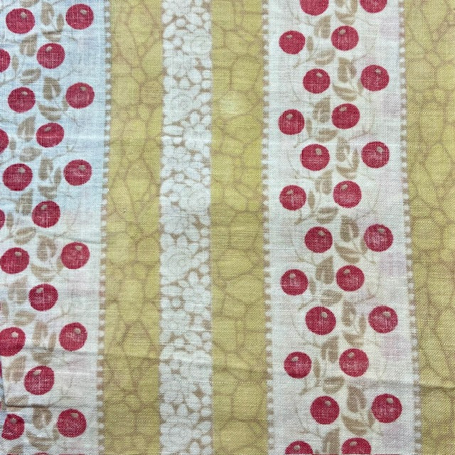 Antique and Vintage Fabric Piece No 104. 38cm x 38m