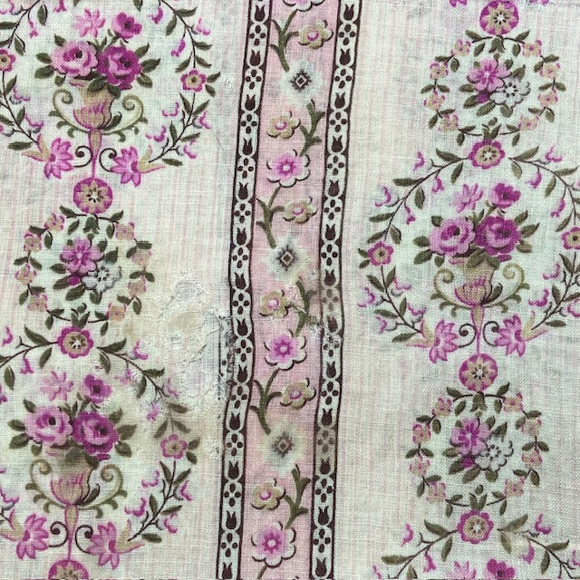 Antique and Vintage Fabric Piece No 103. 50cm x 42m