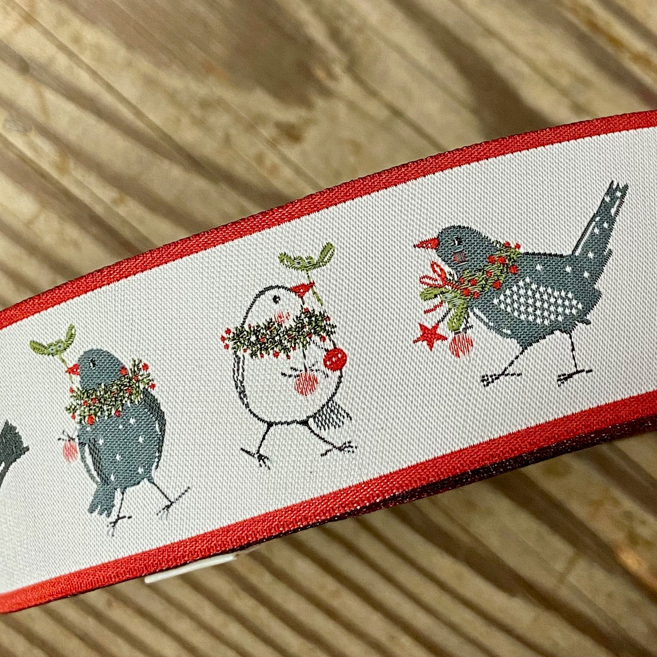 Acufactum "Christmas Birds" Ribbon
