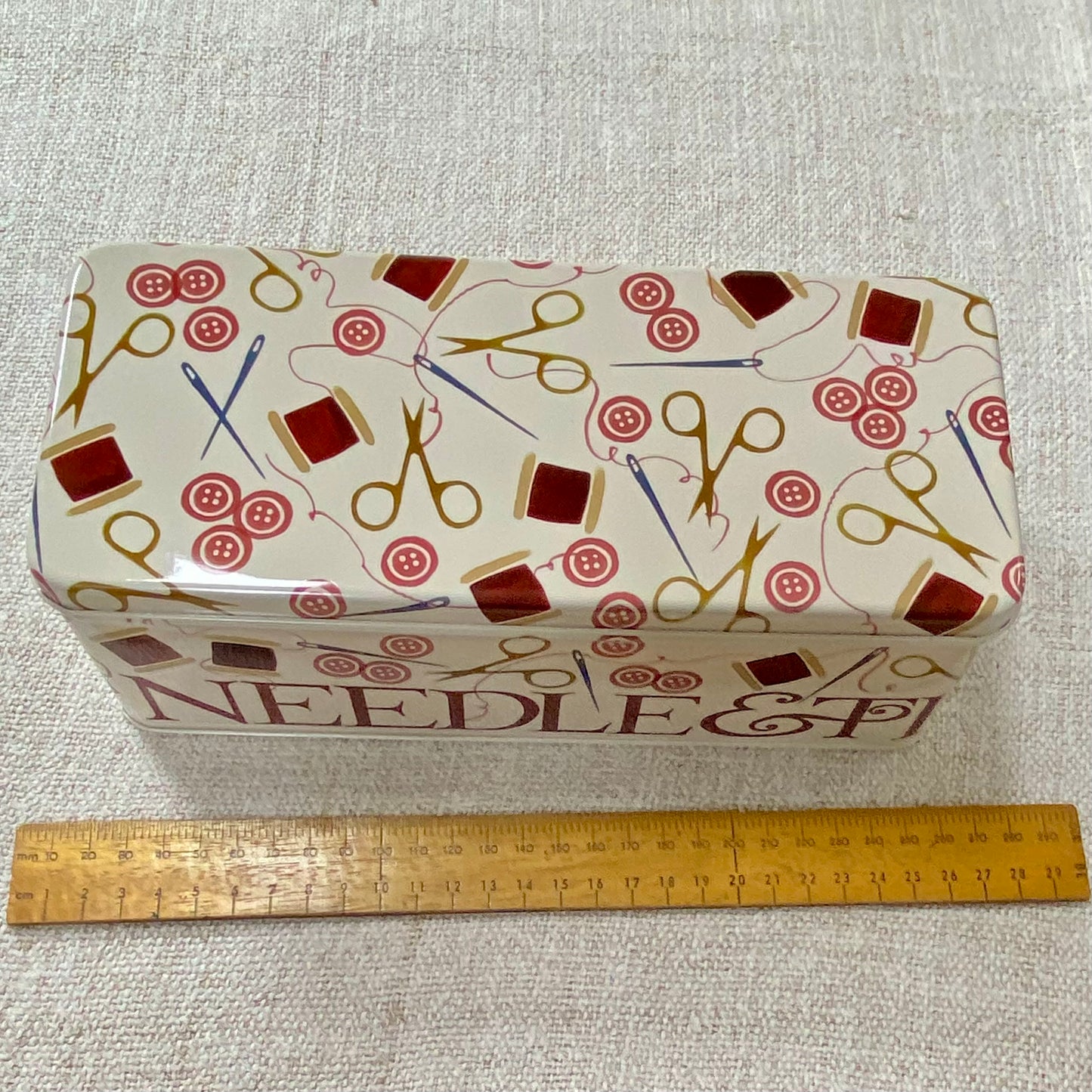 Needles and Pins Large Storage Tin