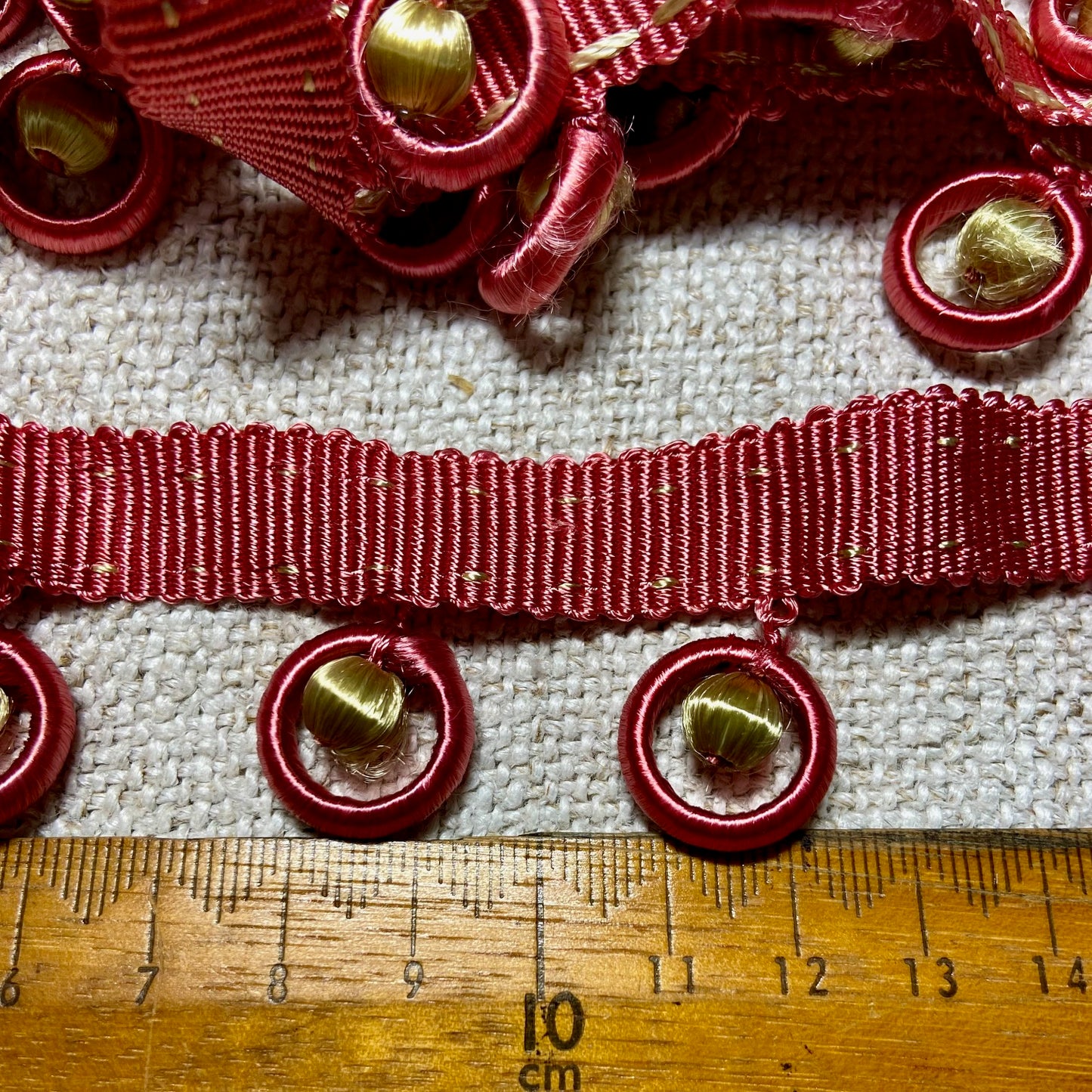 Salmon Pink Passementerie