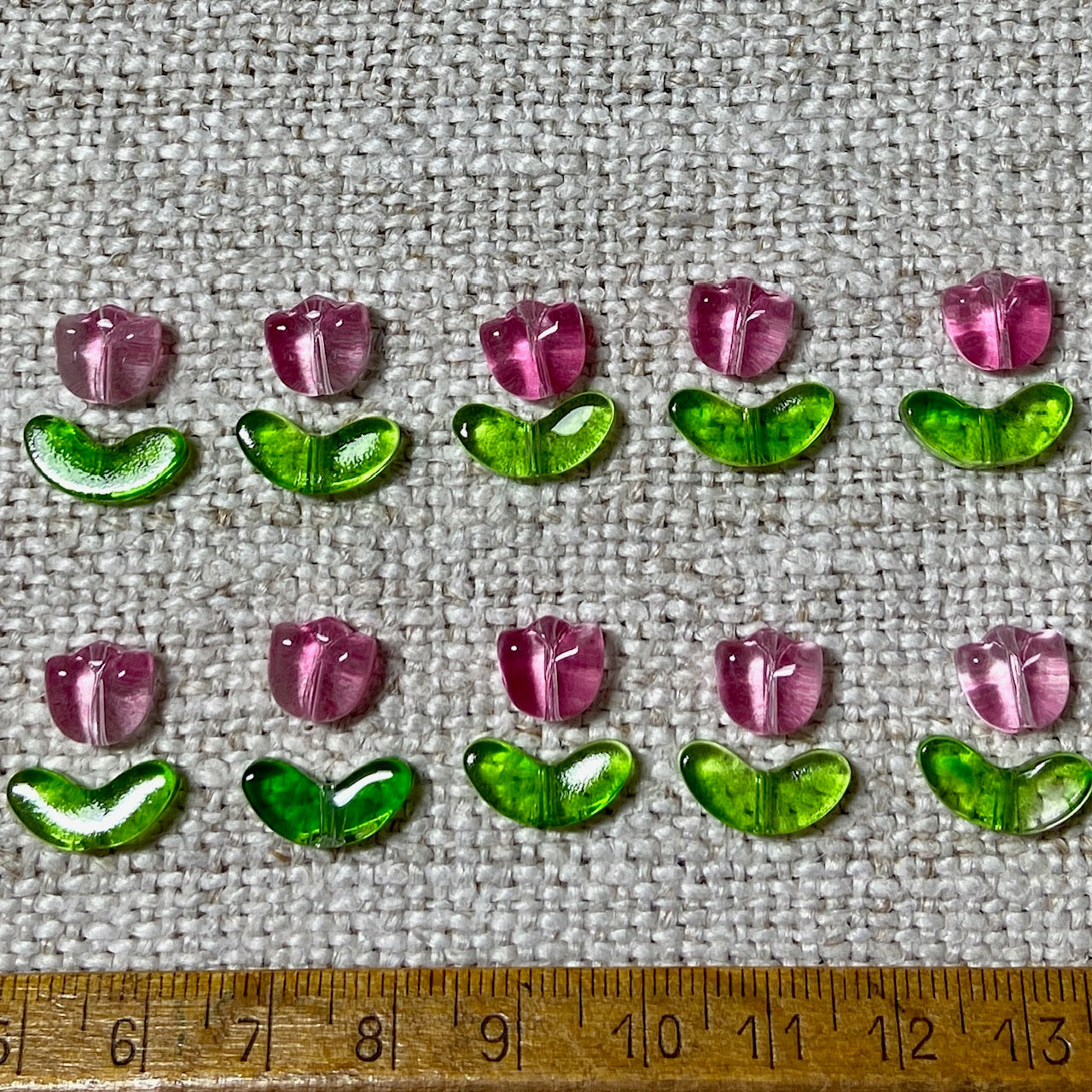 Tulip Glass Bead Set