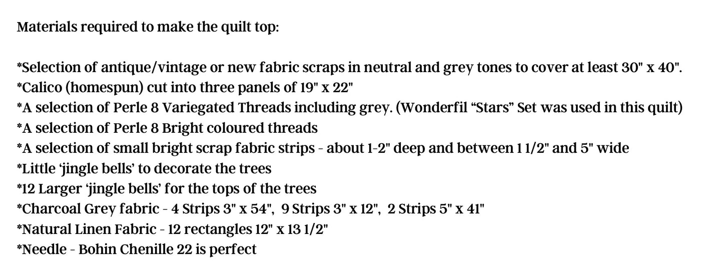 Scrappy Christmas Trees Quilt