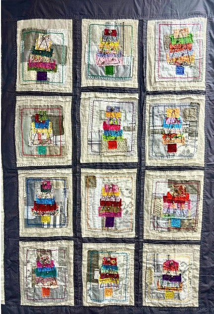 Scrappy Christmas Trees Quilt