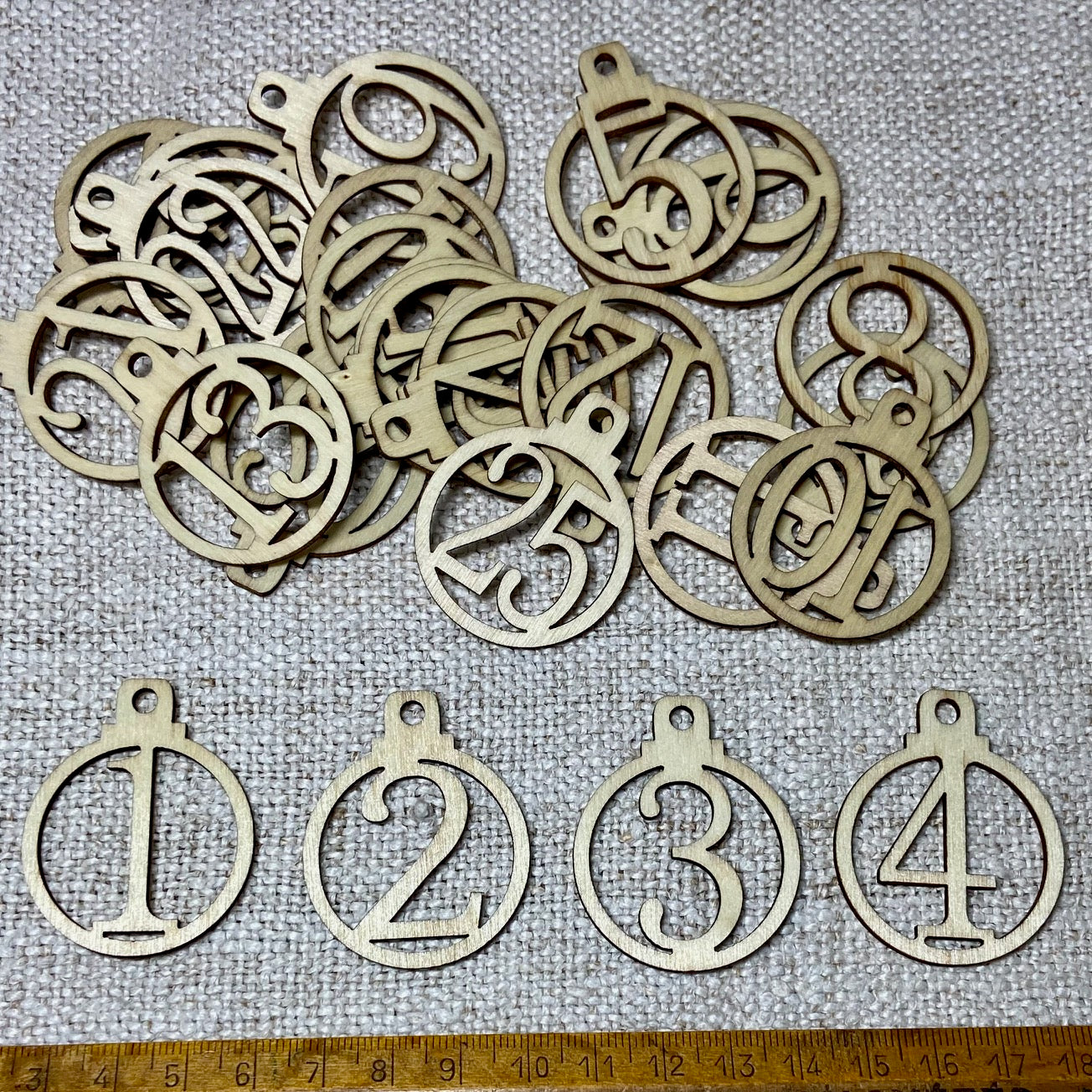 Advent Calendar Numbers - Small