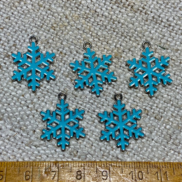 Snowflake Charms Blue