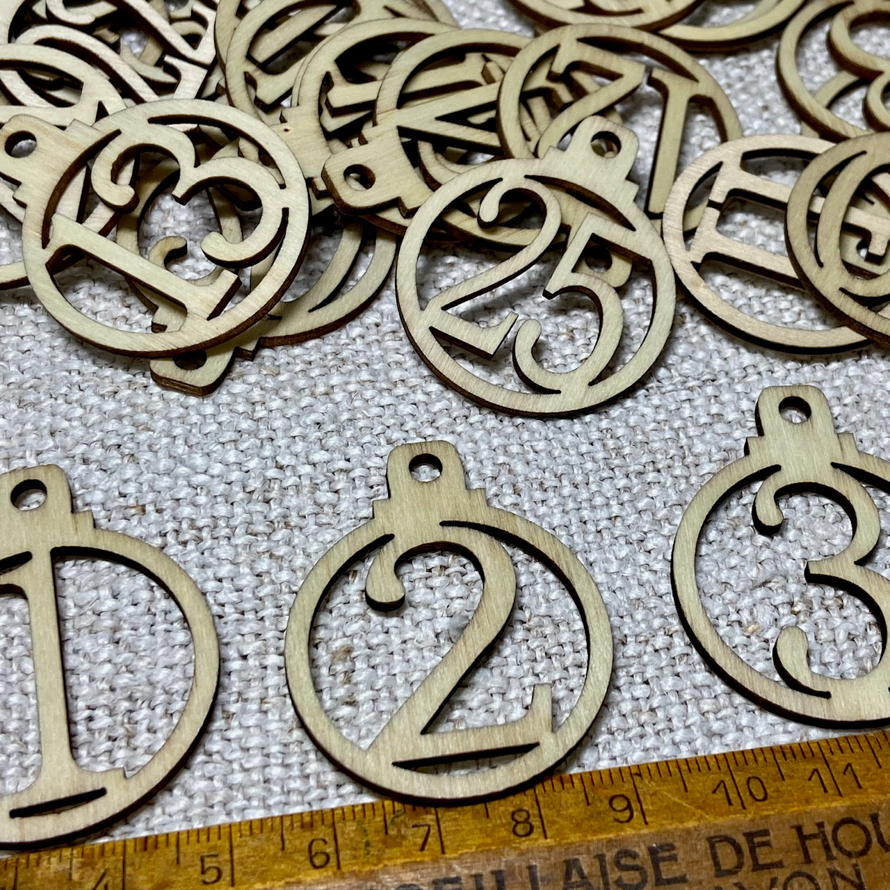Advent Calendar Numbers - Small