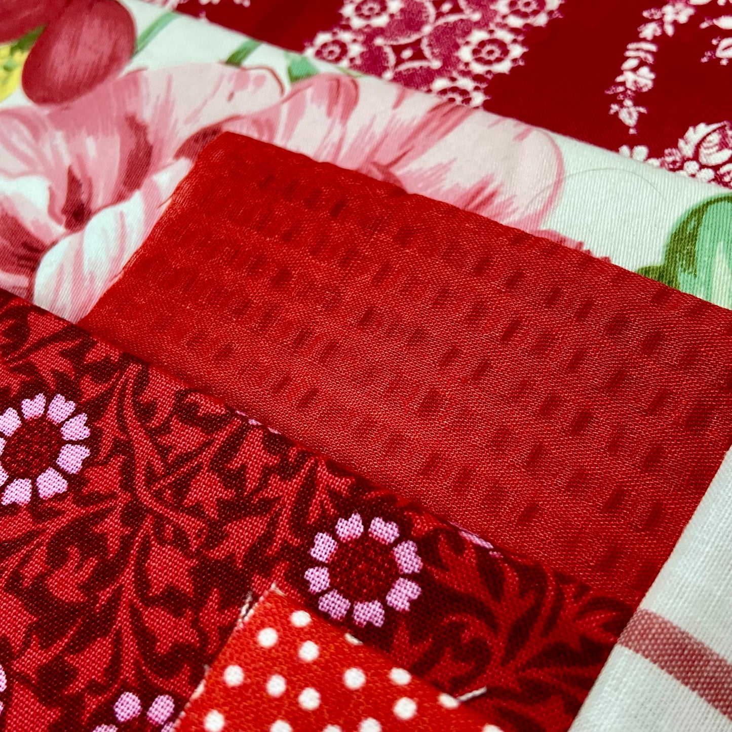 Reclaimed Textile Mixed Pack - Reds