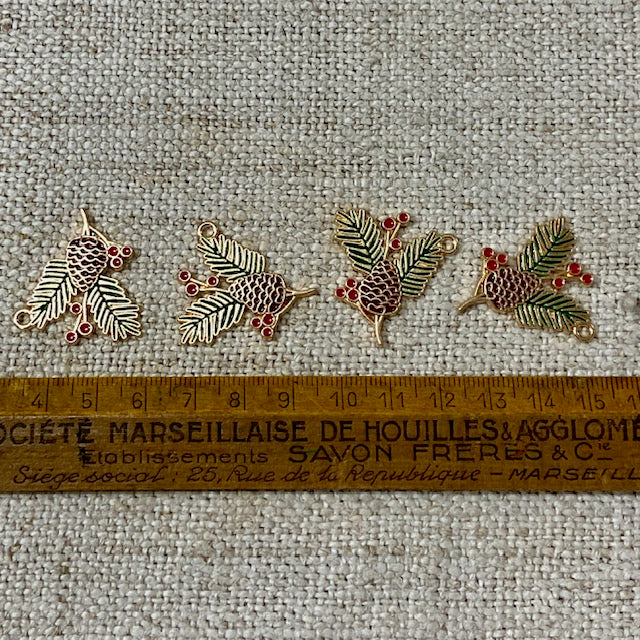 Christmas Foliage Charms