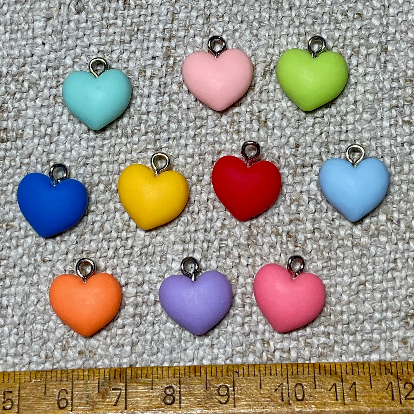 Chubby Rubber Hearts - multicoloured