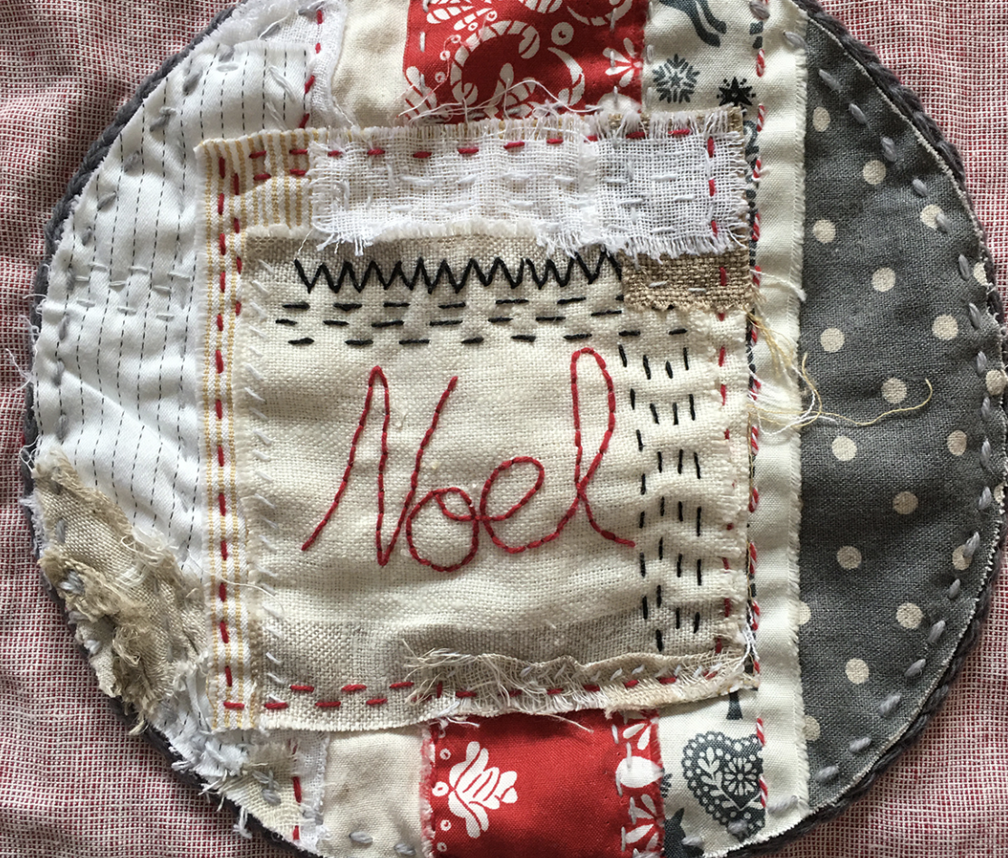 Christmas Bauble Slow Stitching Pattern