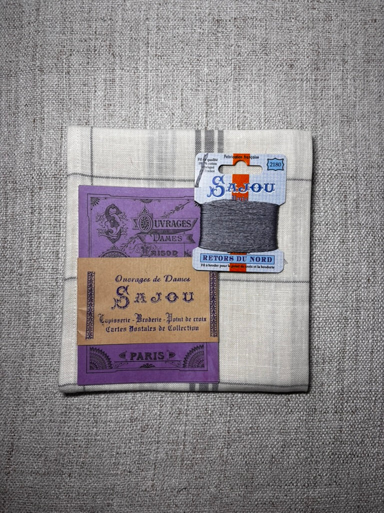Sajou Embroidered Tea Towel Kit