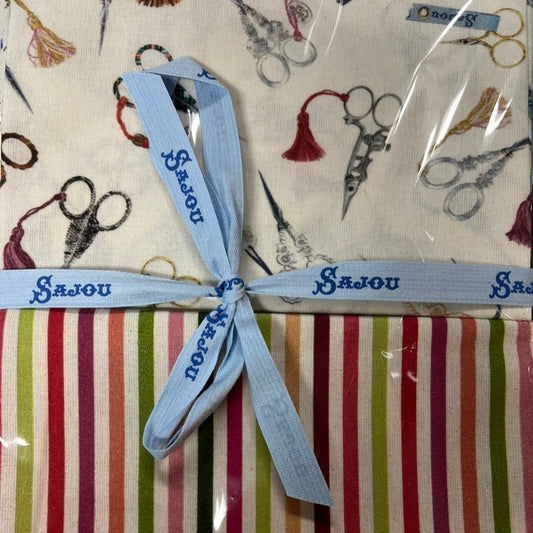 Sajou Fabric - Scissors and Florals