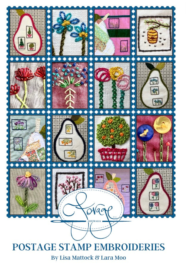 Postage Stamp Embroidery Kit
