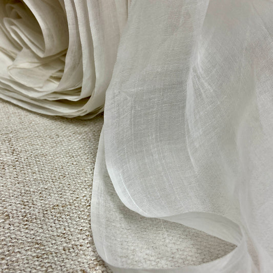 Antique French Silk Organza