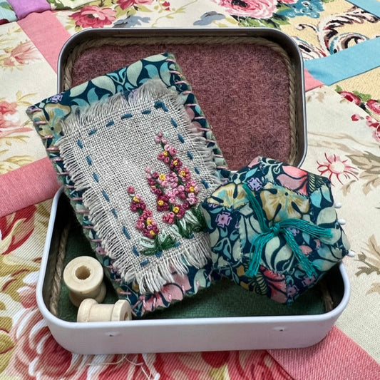 Embroidered Travel Tin Kit