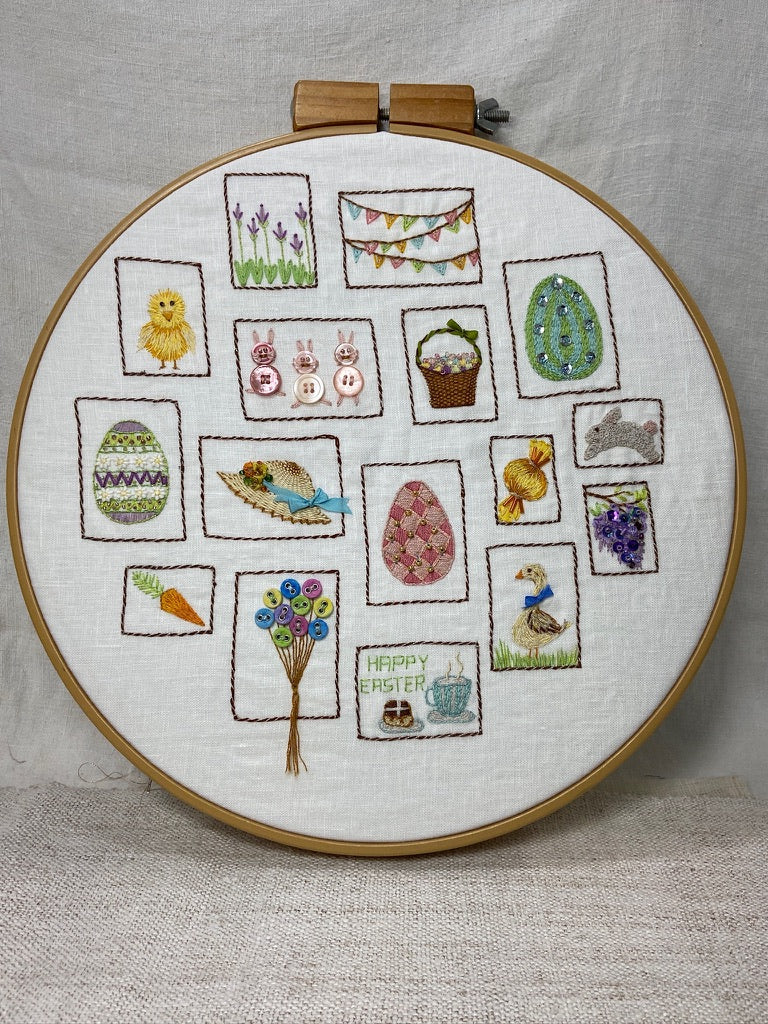 Postage Stamp Embroideries Evening Class