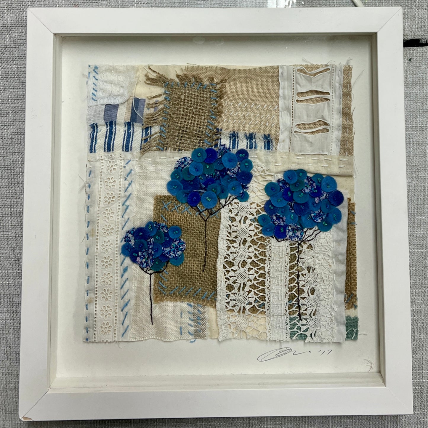 Framed Hydrangea Panel Summer School 1st February 2026