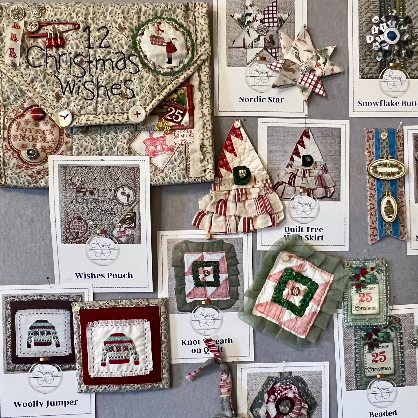 Twelve Christmas Wishes Pattern Set