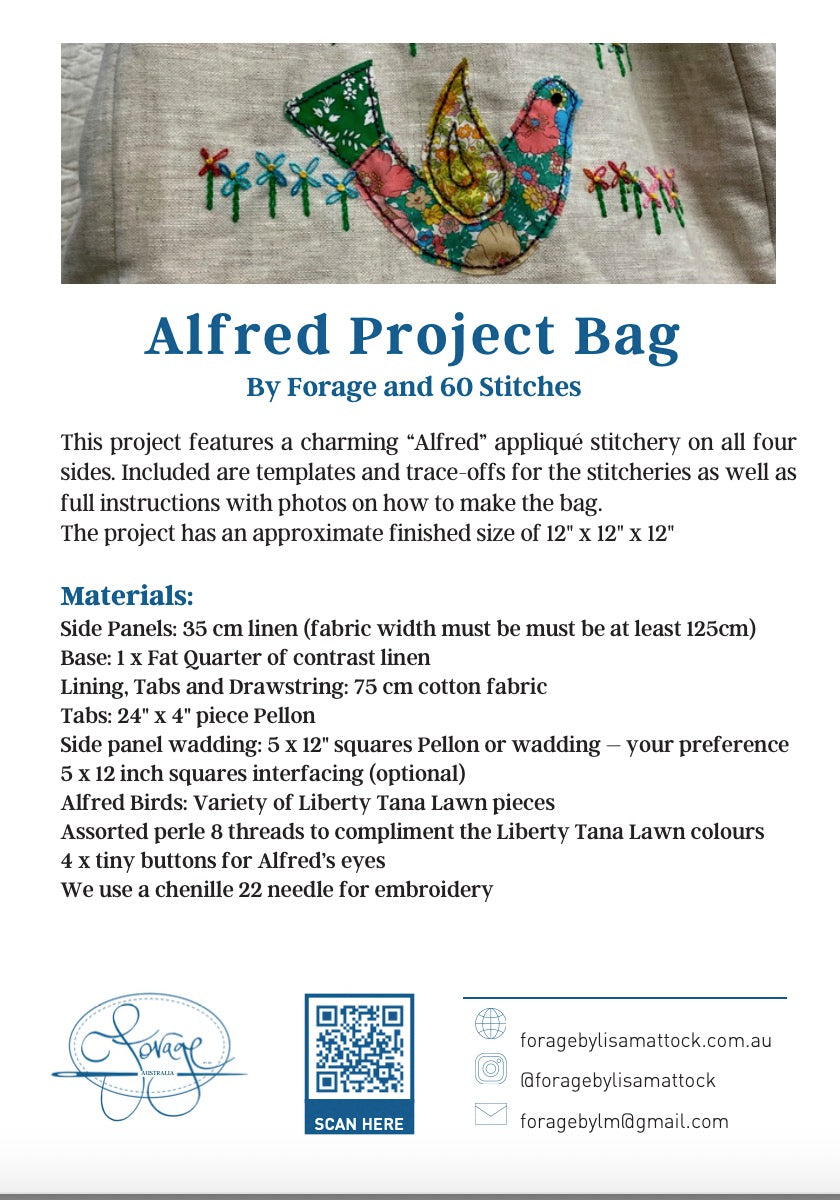 Alfred Project Bag Pattern