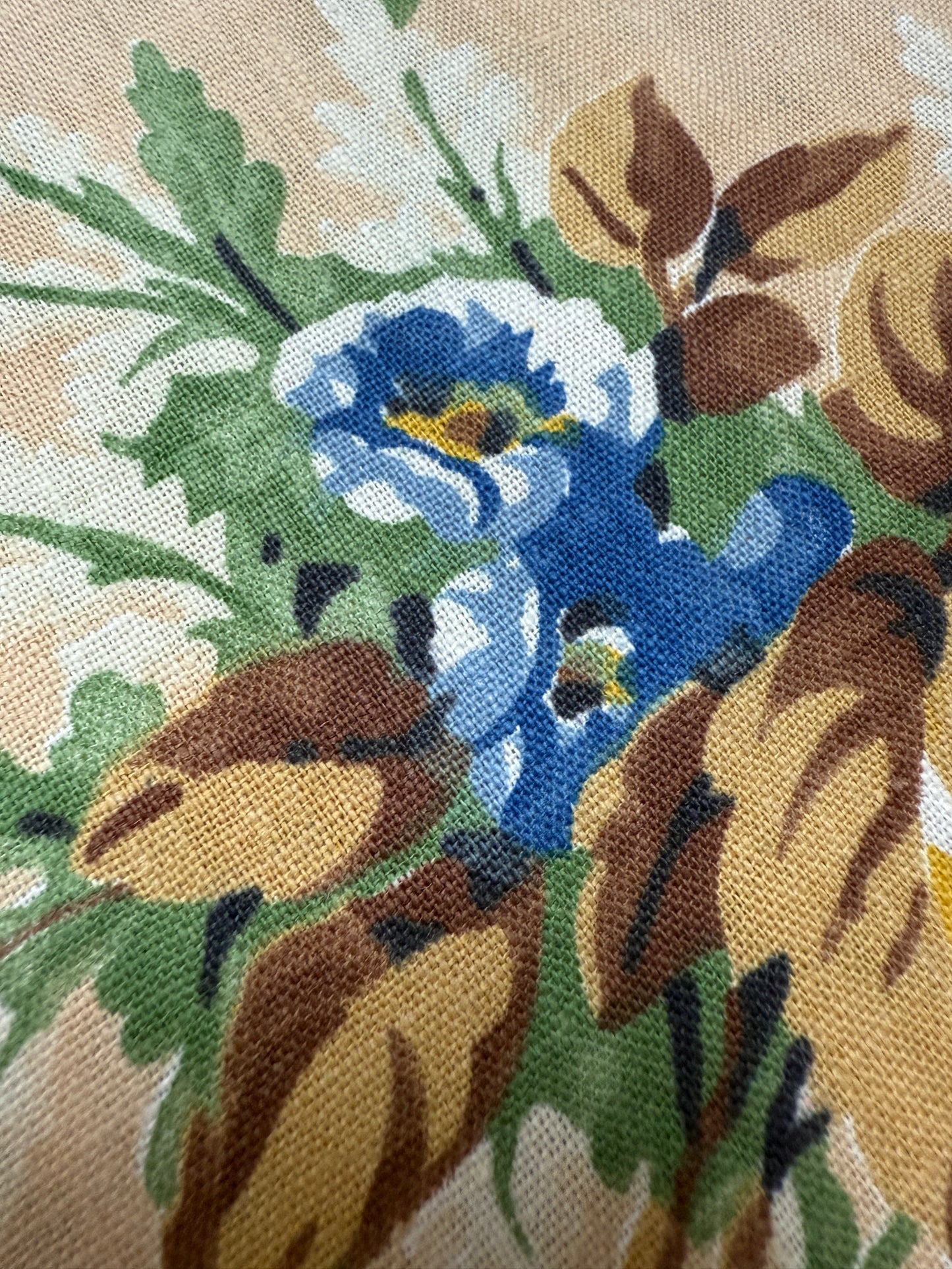 Antique and Vintage Fabric Piece No 50. 63cm x 59cm