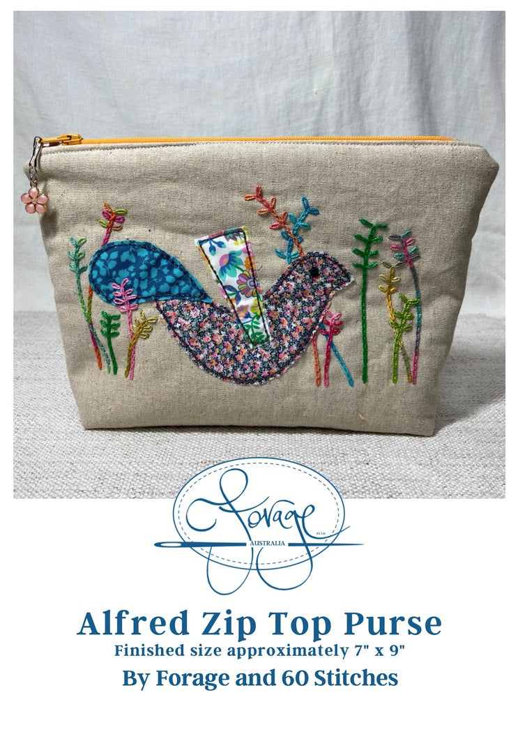 Alfred Zip Top Purse Pattern