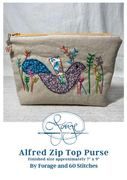 Alfred Zip Top Purse Pattern