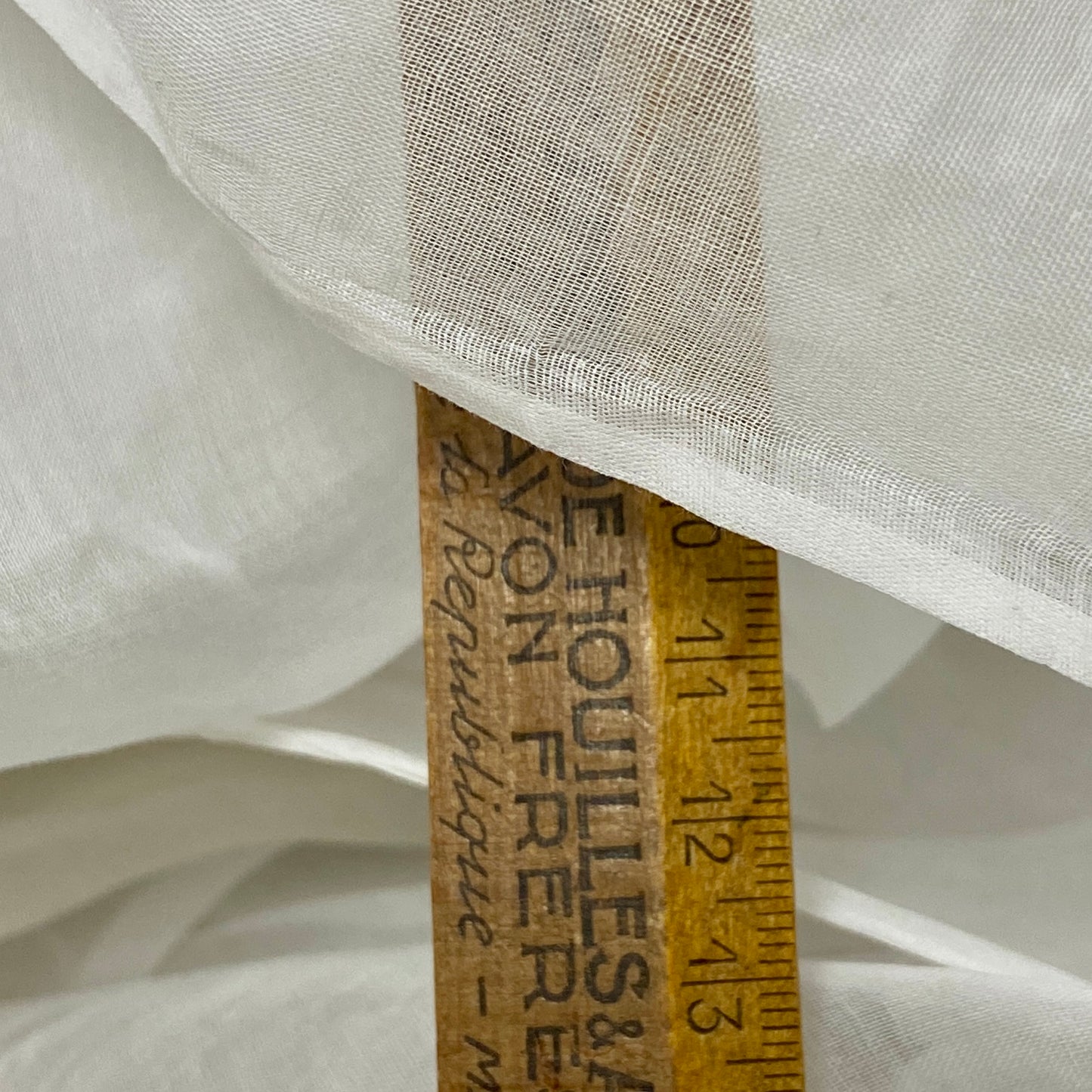 Antique French Silk Organza