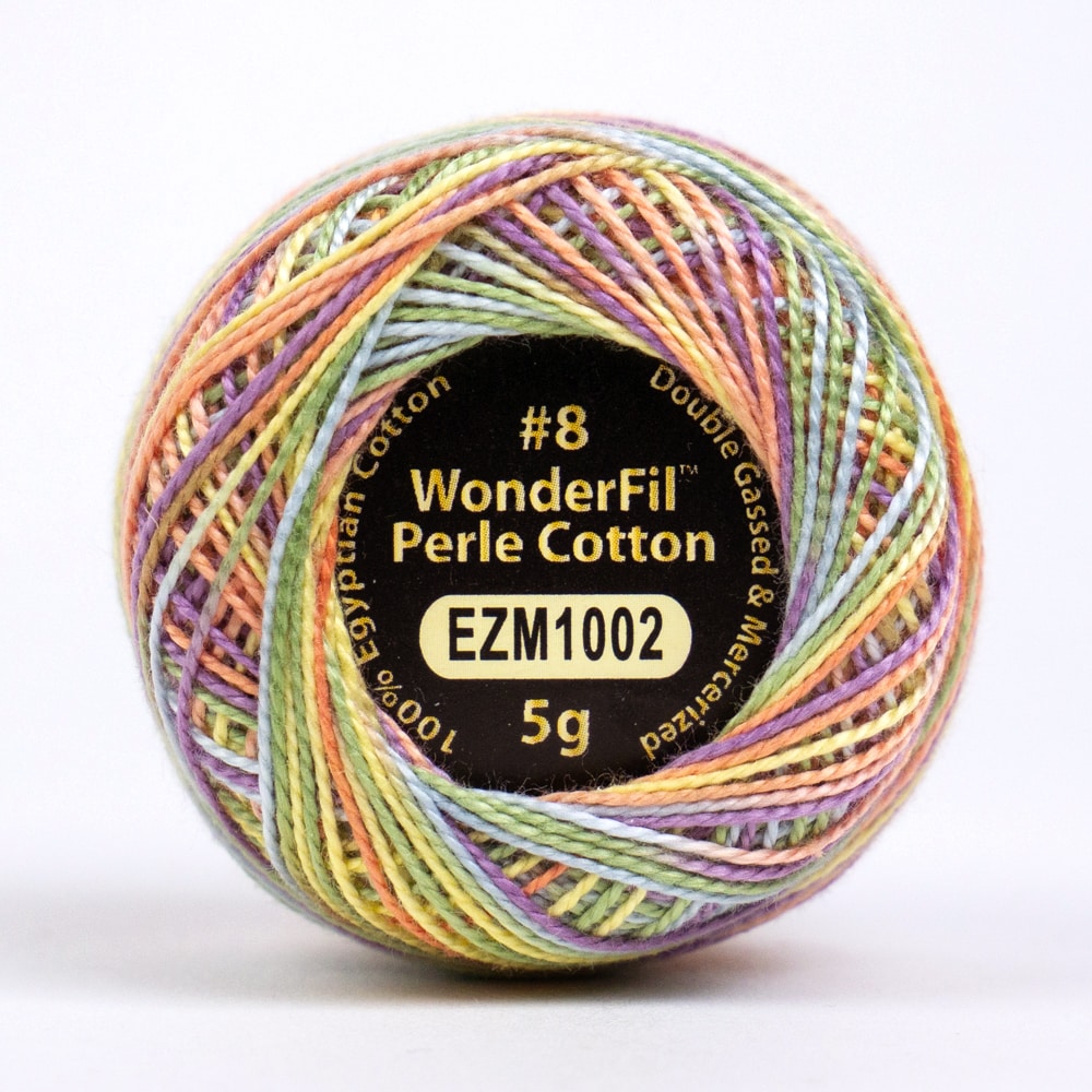 Wonderfil Perle 8wt Egyptian Cotton Thread 5g Balls Individual - Variegated