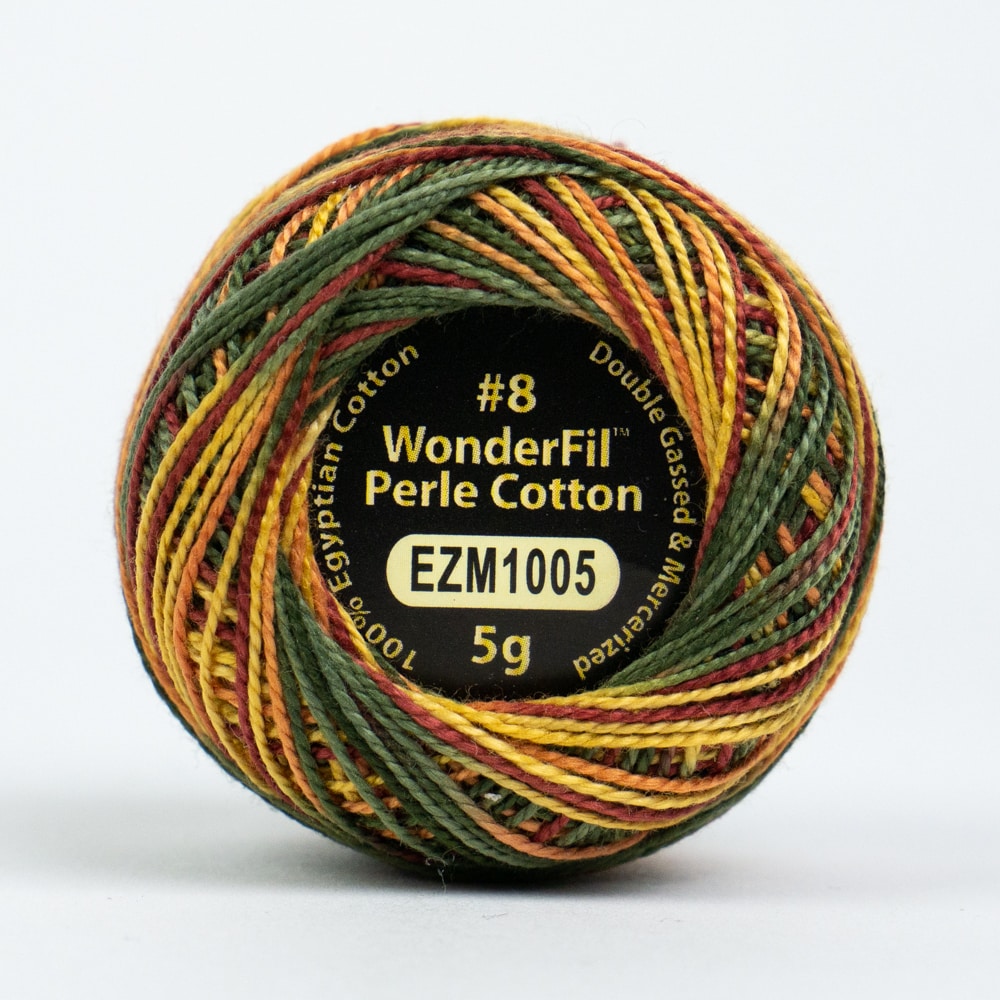 Wonderfil Perle 8wt Egyptian Cotton Thread 5g Balls Individual - Variegated