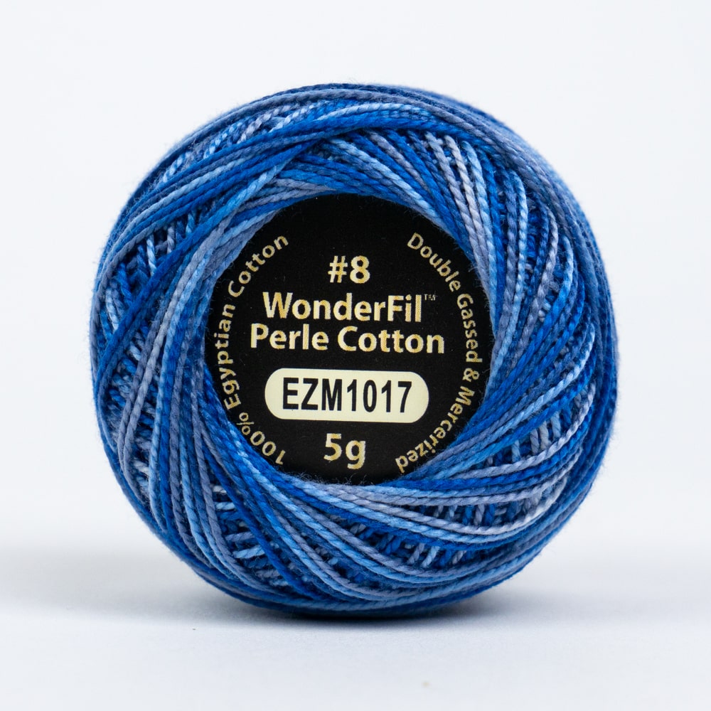 Wonderfil Perle 8wt Egyptian Cotton Thread 5g Balls Individual - Variegated