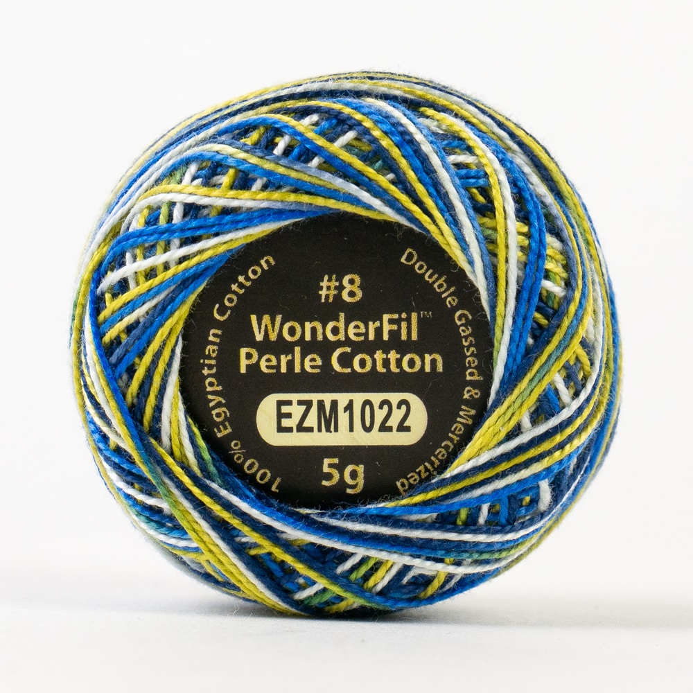 Wonderfil Perle 8wt Egyptian Cotton Thread 5g Balls Individual - Variegated